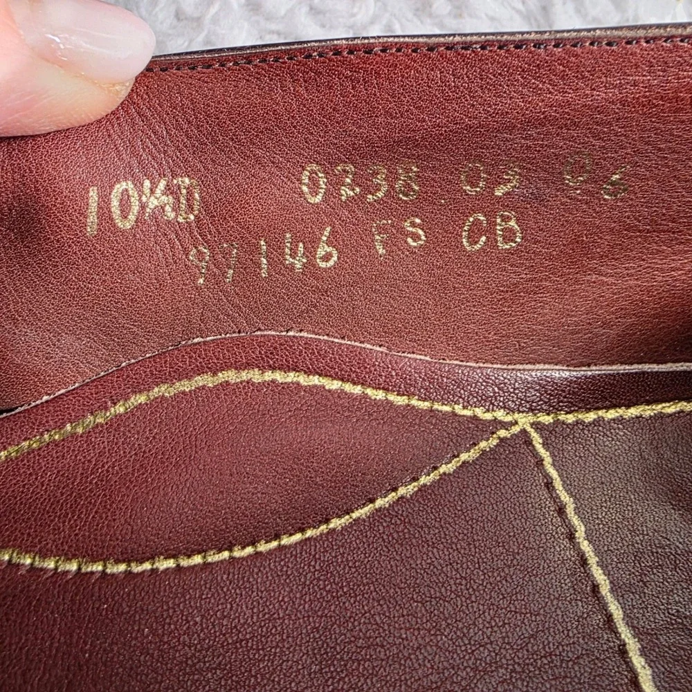 VTG Florsheim Royal Imperial‎ Tassel Loafers Oxblood Wingtip Kiltie Mens 10.5 D